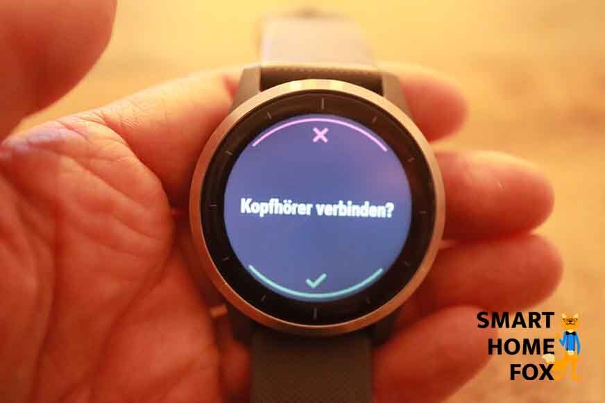 Функция прослушивания музыки на Garmin vivoactive 4.